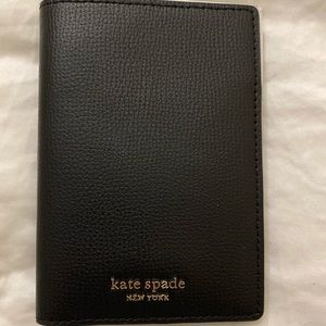 Kate Spade Black Sylvia Passport Holder